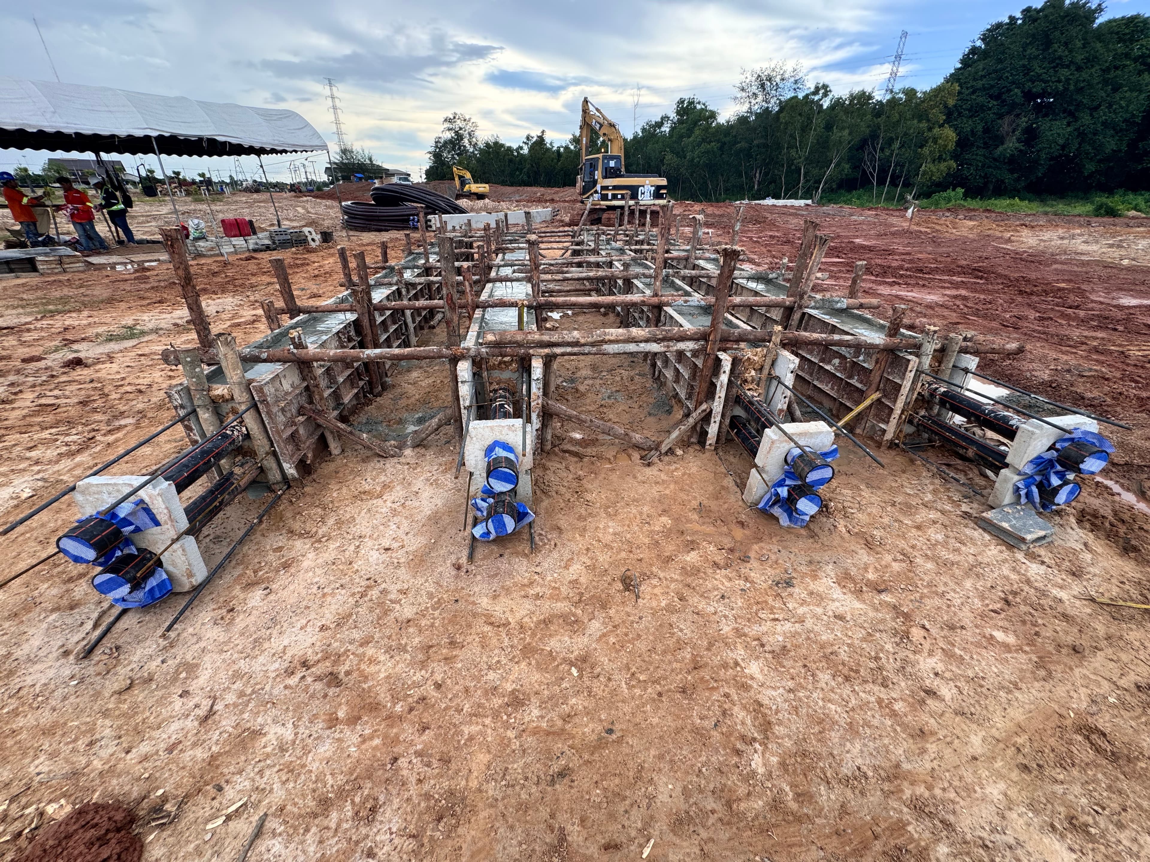 โครงการก่อสร้าง Duct Bank