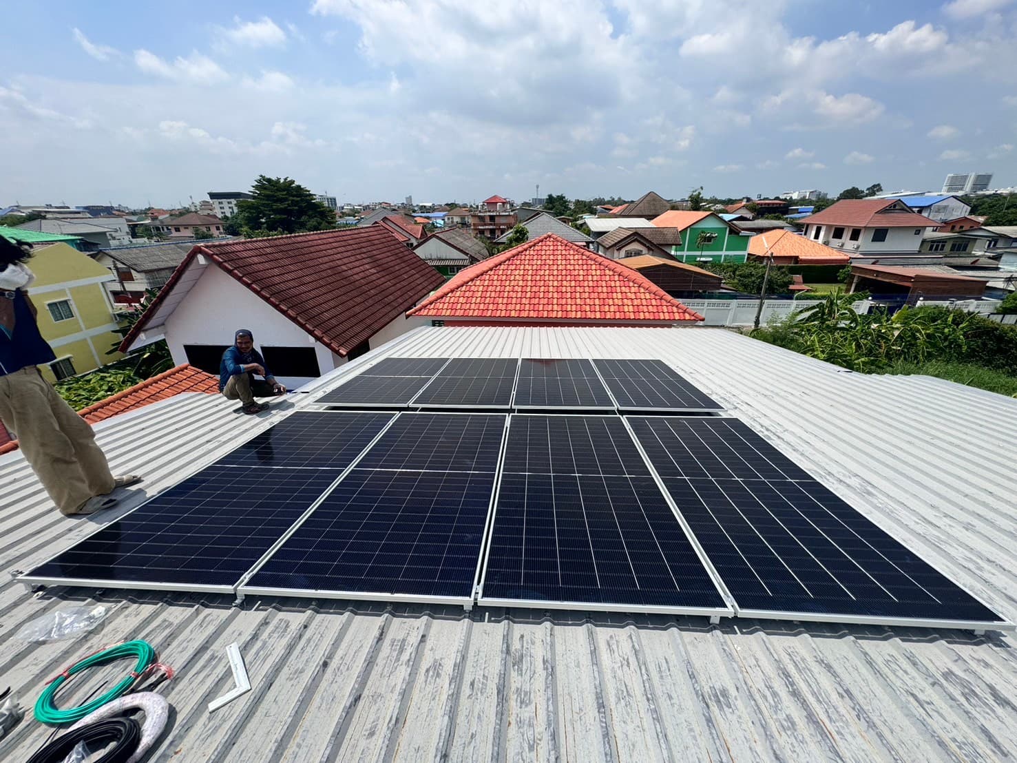 โครงการติดตั้ง Solar Cell 2